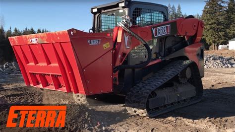 skid steer rock crusher bucket